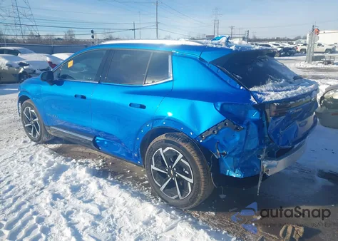 2025 Chevrolet Equinox Ev Lt 2 из США, поврежденный, VIN 3GN7DNRP8SS214124